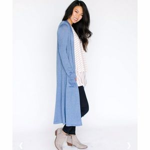 Agnes & Dora | Firenze Denim Blue Duster NWT